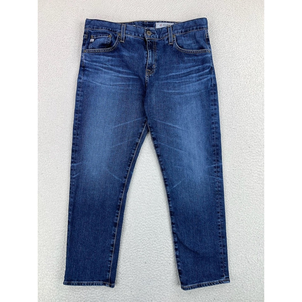 AG Adriano Goldschmied The Ex-Boyfriend Slim Jeans Womens 31 Blue Stretch Denim